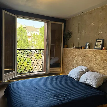 T4 Loft 63 M2 Terrasse 25 M2 Proche Orly شقة *